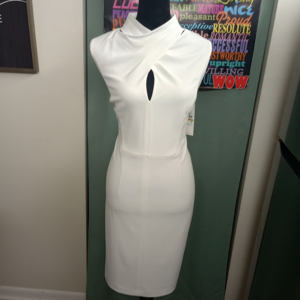 Classy Calvin Klein Keyhole Dress
